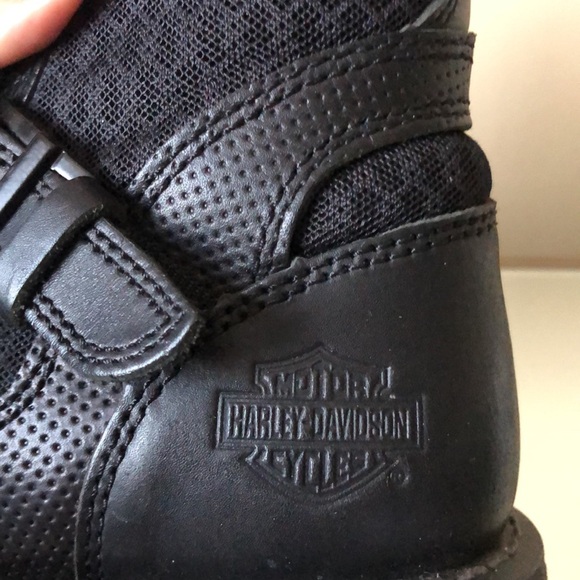 Harley-Davidson® Women's Hamlyn 6-Inch Black Motorcycle Riding Boots - Picture 2 of 10